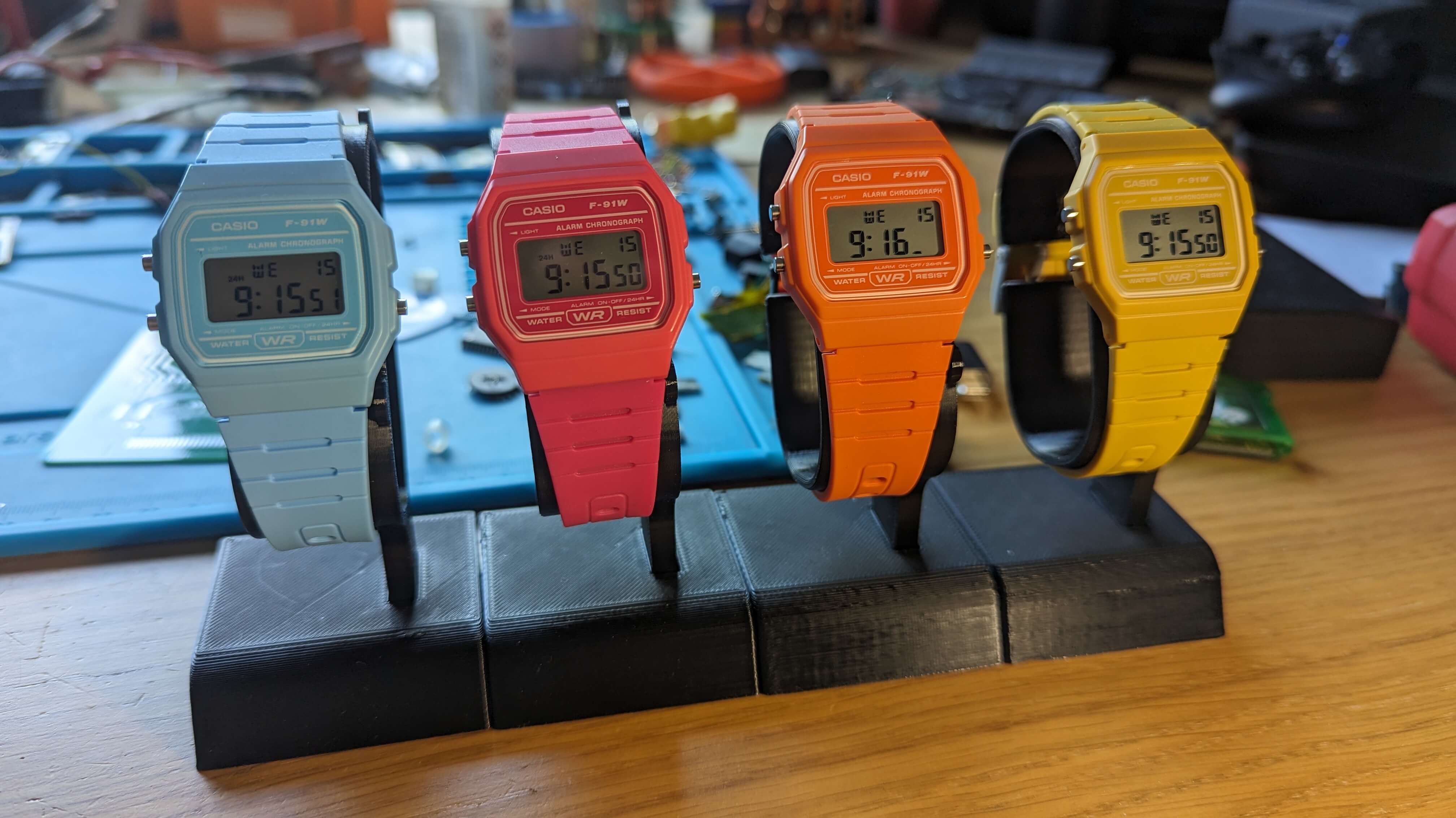 Casio watch colours