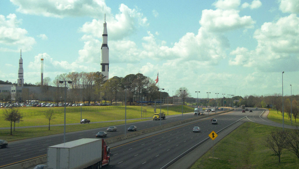 "I-565 at Space and Rocket Center" by Nhlarry. Licensed under CC BY-SA 3.0 via Wikimedia Commons - https://commons.wikimedia.org/wiki/File:I-565_at_Space_and_Rocket_Center.jpg#/media/File:I-565_at_Space_and_Rocket_Center.jpg