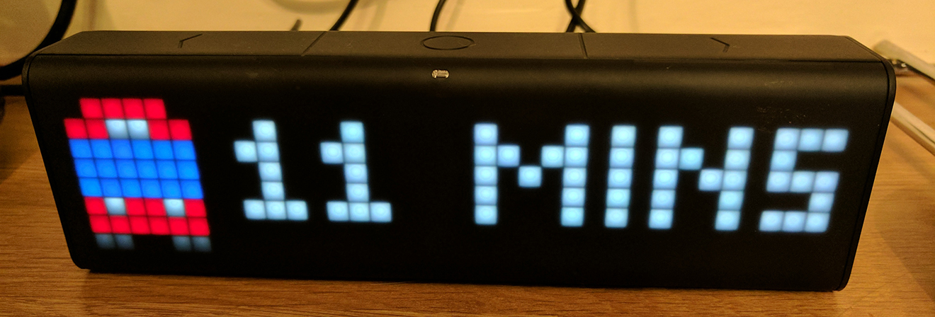 LaMetric LEDs with bus time