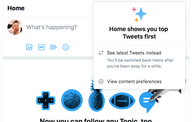 Twitter's slimy prefs